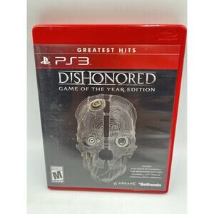 Dishonored Game Of The Year Edition PS3 PlayStation 3 Greatest Hits Complete CIB